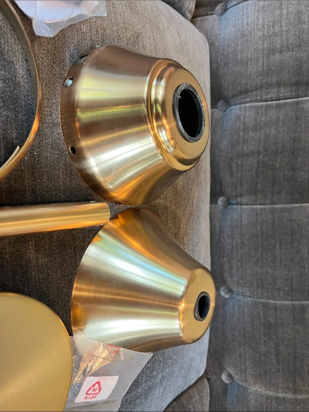 Burnished Brass - Visual Comfort Fit Kit for Monte Carlo